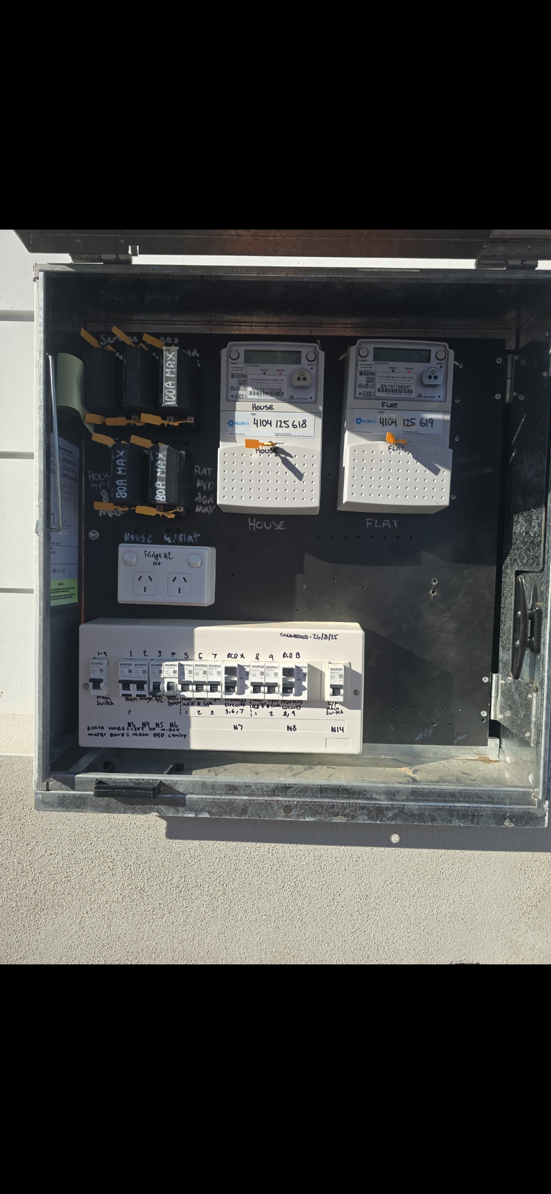 EV charger installation